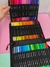 KIT CANETAS BRUSH PEN PONTA DUPLA 60 CORES - COM ESTOJO - loja online