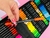 KIT CANETAS BRUSH PEN PONTA DUPLA 60 CORES - COM ESTOJO - loja online
