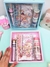 KIT PRESENTE - MINI FICHARIO COM FOLHAS DECORADAS CANETA COM 10 CORES E MUITO MAIS - comprar online
