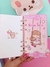 KIT PRESENTE - MINI FICHARIO COM FOLHAS DECORADAS CANETA COM 10 CORES E MUITO MAIS - DONA LOLA PRESENTES E PAPELARIA