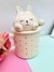 CANECA FOFA DE GATINHO COM TAMPA E COLHER - EM CERAMICA 350ML - DONA LOLA PRESENTES E PAPELARIA