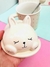 CANECA FOFA DE GATINHO  COM TAMPA E COLHER - EM CERAMICA 350ML 