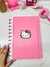 CADERNO INTELIGENTE DE DISCO HELLO KITTY CAPA DURA -GRANDE A4 