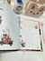 CADERNO ARGOLADO FICHARIO LUXO WOODLLAND - COM FOLHAS E DIVISORIAS DECORADAS