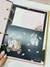 CADERNO ARGOLADO LUXO WOODLLAND - COM FOLHAS E DIVISORIAS DECORADAS