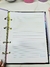 CADERNO ARGOLADO FICHARIO LUXO DE GATINHO - COM FOLHAS E DIVISORIAS COLORIDAS