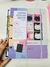 CADERNO ARGOLADO FICHARIO LUXO DE GATINHO - COM FOLHAS E DIVISORIAS COLORIDAS