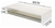 Kit 2 Cabideiros Araras de Parede Branco Quarto Closet - Marquezine Casa