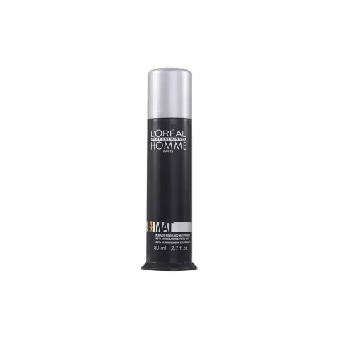 L'Oréal Professionnel Pasta Modeladora Homme Mat Force 4 - 80 ml