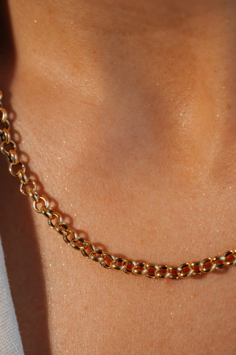 Corrente em Ouro Amarelo 10K Elo Português - comprar online