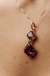 Colar em Ouro Rosé 18k Diamente 0,025ct e Ametista - comprar online