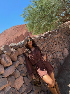 Vestido Boho Chic (marrom) - loja online