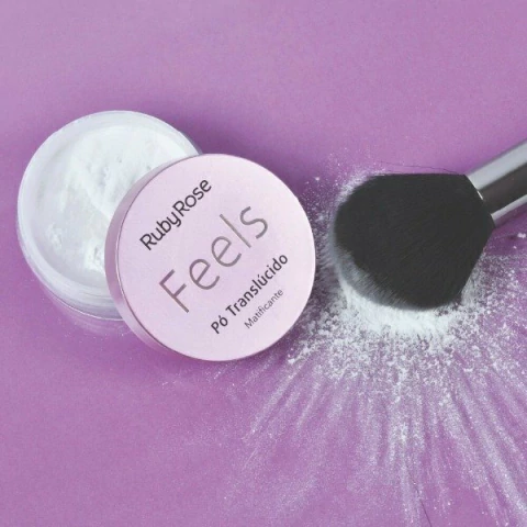 Polvo Volatil Translucido Feels Ruby Rose