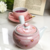 Bule De Chá Em Porcelana Rosa Floral Kyusu Com Infusor - comprar online