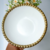 Bowl Pearl Gold Em Porcelana Com Borda Dourada na internet