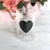 Caneca em Vidro Borossilicato Black Heart 280ml