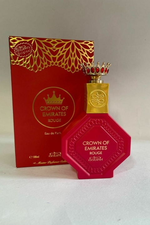 PERFUME ARABE FEMININO NABEEL CROWM OF EMIRATES ROUGE EDP 100ML - comprar online