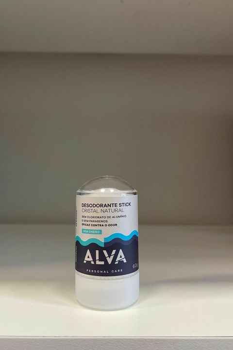 Desodorante Cristal Stick Vegano 60g Alva - comprar online
