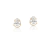 Brinco Folheado a Ouro 18k Fixo Zircônia Gota 6x8mm