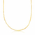 Corrente Fita Lisa 40cm (2,5mm) Folheado a Ouro 18k