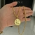 Corrente Cadeado 4mm e Pingente Águia Banhado a Ouro 18k | Fecho Canhão - VITALE JOIAS | Joias Masculinas Banhadas a Ouro e Prata 925, Semijoias de Qualidade e Garantia 