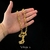 Corrente Cadeado 8mm Banhado a Ouro 18k | Fecho Gaveta - loja online