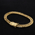 Imagem do Pulseira Grumet Dupla 8mm Banhado a Ouro 18k | Fecho Duplo | Marcação 750