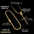 Kit Corrente e Pulseira Cadeado Duplo 2,5 + Pingente Cruz Liso M Banhado a Ouro 18k - comprar online