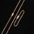 Imagem do Kit Corrente e Pulseira Grumet Pitbull 4mm Banhado a Ouro 18k | Marcação 750