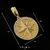 Pingente Rosa dos Ventos P Banhado a Ouro 18k - comprar online