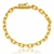 Pulseira Carrier Cadeado 6mm Banhado a Ouro 18k | Fecho Canhão - VITALE JOIAS | Joias Masculinas Banhadas a Ouro e Prata 925, Semijoias de Qualidade e Garantia 