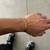 Pulseira Grumet Flat 4,5mm Banhado a Ouro 18k | Marcação 750 na internet