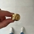 Anel Nossa Senhora Redondo + Escritas Banhado a Ouro 18k | SOB ENCOMENDA