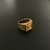 Anel São Jorge + Escritas Banhado a Ouro 18k | SOB ENCOMENDA - comprar online