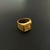 Anel São Jorge + Escritas Banhado a Ouro 18k | SOB ENCOMENDA na internet