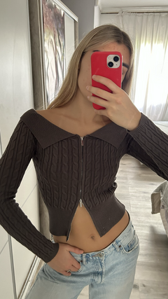 Campera Zipper Gris - comprar online