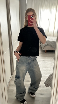Jean Cargo Celeste - tienda online
