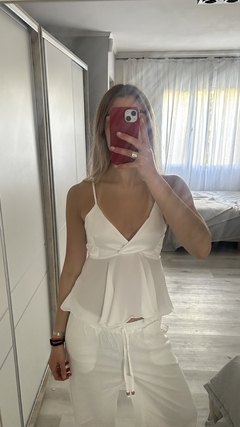Blusa Maggie Blanca - Tienda Online de Tendenza