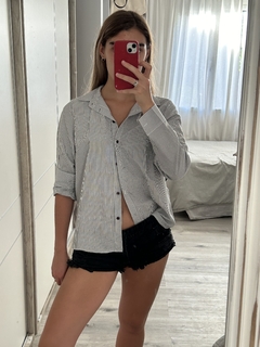 Camisa Rayada Negra II