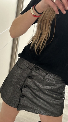 Pollera Foil Negra