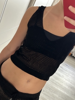 Conjunto Tejido Negro - comprar online