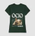 Camiseta com estampa de um bulldog e a palavra "Ócio".