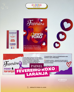 KIT FEVEREIRO ROXO E LARANJA