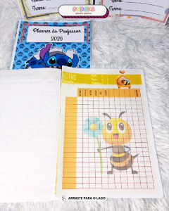 PLANNER PROFESSOR 2026 - MINION - loja online