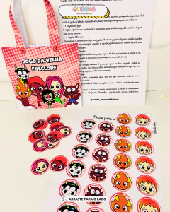 Bolsinha Jogo da Velha Folclore - comprar online