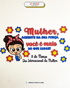 Painel Dia Internacional da Mulher na internet