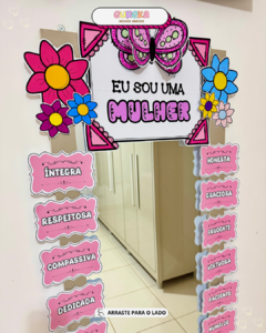 Decoração para Espelho - Dia da Mulher! na internet