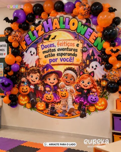 Painel Halloween na internet