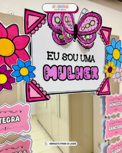 Decoração para Espelho - Dia da Mulher! - Eureka Recursos Didaticos