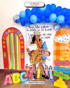 CENÁRIO FORMATURA AQUARELA - Eureka Recursos Didaticos